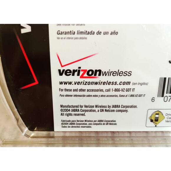 Vintage Verizon Wired Earbuds Jabra Mini-Boom 2.5mm Jack Short Microphone NIB - Picture 5 of 12